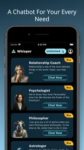 Whisper: AI Chat Bot, Chat AI screenshot 2