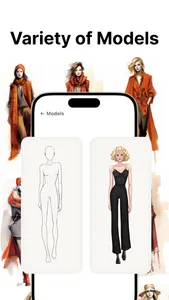 Fashion Design Sketch Tools screenshot 2