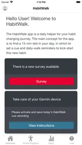 HabitWalk screenshot 1