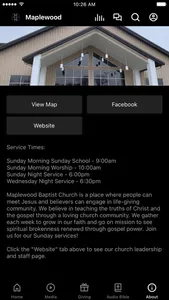 Maplewood Baptist Church screenshot 2