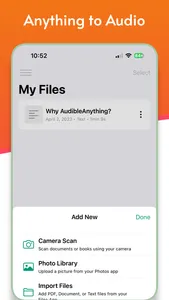 AudibleAnything Text to Speech screenshot 2