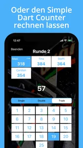 Simple Dart Counter screenshot 2