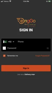 engGo Delivery Driver screenshot 1