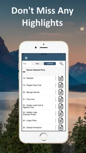 Glacier National Park GPS Tour screenshot 2