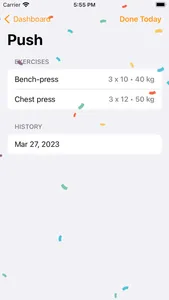 Liftee • Manage Your Workouts screenshot 0