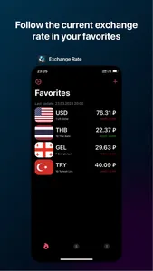 Exchange rates RU + widget screenshot 0