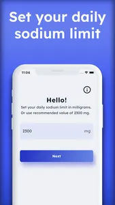 Low Sodium Intake Tracker screenshot 4
