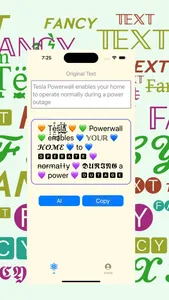 Fancy Text Fonts - AI Fonts screenshot 0