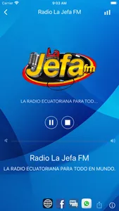 Radio La Jefa FM screenshot 1