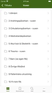 Prehospitalt kunskapsstöd screenshot 1