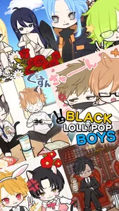 Black Lollipop Boys -Dress Up screenshot 0