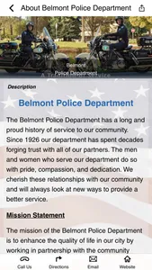 Belmont Police Department screenshot 1