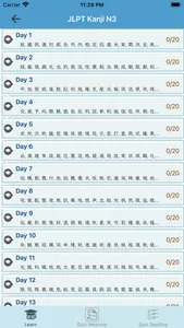 JLPT Kanji & Vocabulary screenshot 1