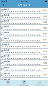 JLPT Kanji & Vocabulary screenshot 2