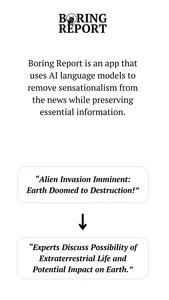 Boring Report: News by AI screenshot 0