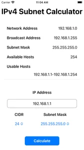 IPv4 Subnet Calculator screenshot 1