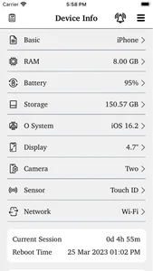 Device Info - Ram, OS & Stats screenshot 0