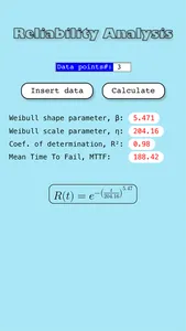 Reliability Analysis screenshot 2