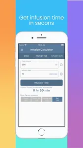 Infusion Calculator WH screenshot 1