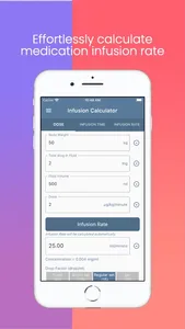 Infusion Calculator WH screenshot 2