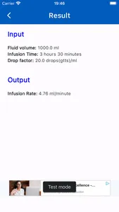 Infusion Calculator (WH) screenshot 5