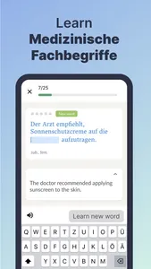 Medical German Language screenshot 3