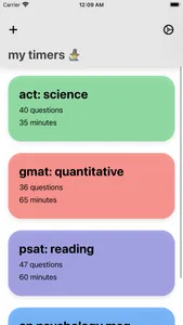 Quizzard - master test timing screenshot 0