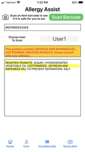 AllergyAssist screenshot 2