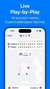 Baseball Live screenshot 1