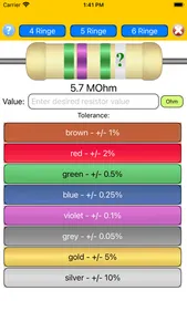 Resistor-Converter screenshot 2