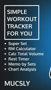 MUSCLY - Workout Log Tracker screenshot 0
