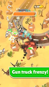 Desert Truck: Rage Road Battle screenshot 0