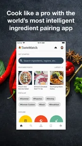 TasteMatch screenshot 1