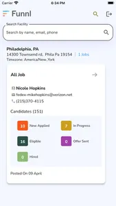 Funnl Recruiting Dashboard screenshot 1