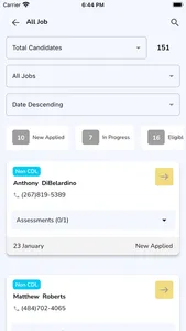 Funnl Recruiting Dashboard screenshot 2