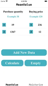 Calculation Average StockPrice screenshot 0