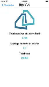 Calculation Average StockPrice screenshot 1