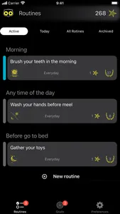 Owl Nest: Kid's daily routine screenshot 0