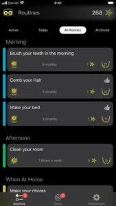 Owl Nest: Kid's daily routine screenshot 1