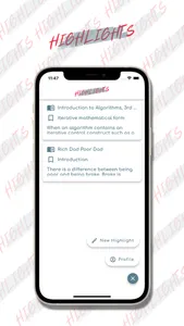 Highlights App screenshot 2