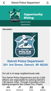 Detroit Police Department screenshot 1