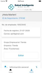 Salud Inteligente MIDO Carso screenshot 2
