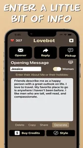 AI Text Response Lovebot Aura screenshot 0