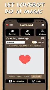 AI Text Response Lovebot Aura screenshot 1