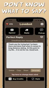 AI Text Response Lovebot Aura screenshot 3