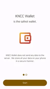 KNCC wallet screenshot 1