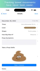 Poop Diary Tracker screenshot 1