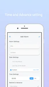 Duesday - Monthly Alarm screenshot 2