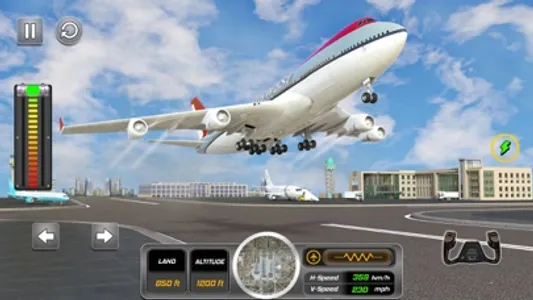 Airplane Pilot City Flight Sim screenshot 1