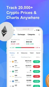 CoinCarp: Crypto Price Tracker screenshot 1